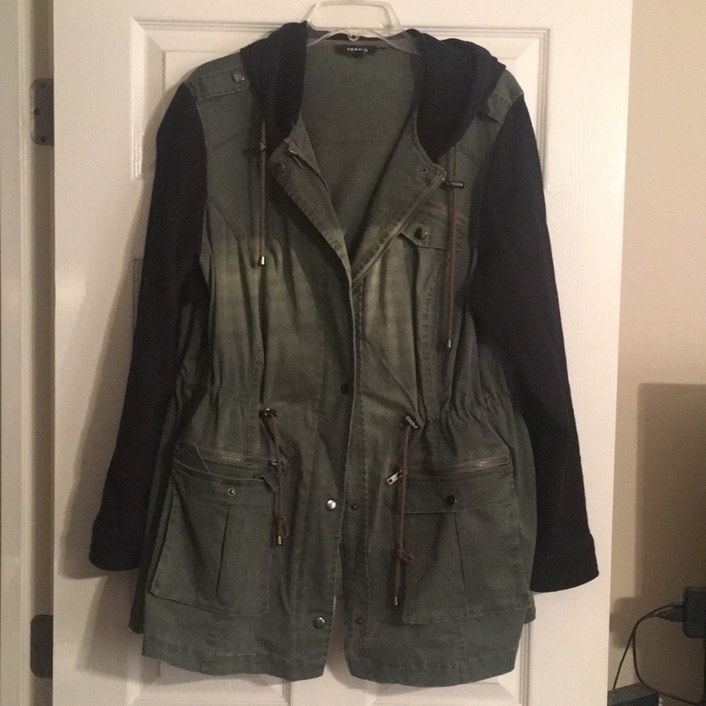 Torrid size 2 canvas jacket